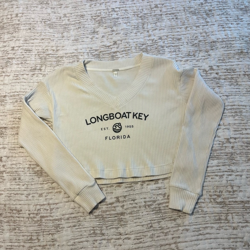 LONGBOAT KEY Crop Shirt XS